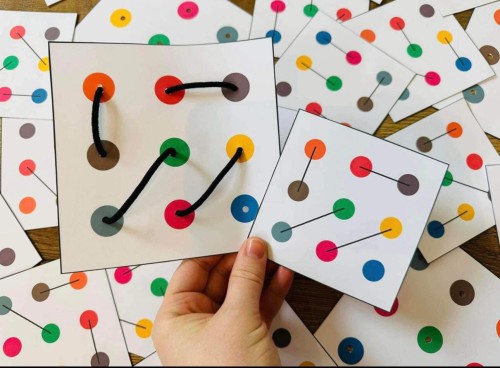 Nawlekanie- Ćwiczenie Motoryczne