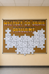 Wszyscy Do Siebie Pasujemy - Puzzle do wypełnienia dla dzieci / Gazetka 