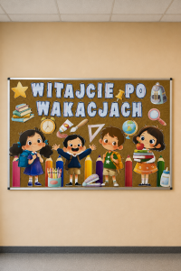 Witajcie Po Wakacjach - Gazetka (  wzór 4)