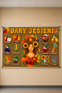Dary Jesieni ( wzór 1 ) - Jesienna Gazetka - Jesień