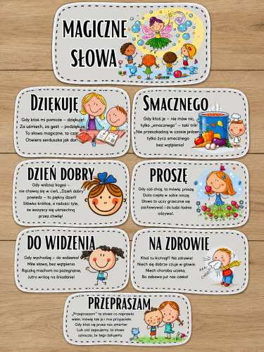 Magiczne Słowa - Tabliczki  