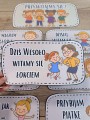 Przywitajmy się ! - Tabliczki Z Napisami ( wzór 2 )  