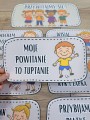 Przywitajmy się ! - Tabliczki Z Napisami ( wzór 2 )  
