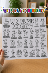 W 3 Klasie Będziemy... ( wklejka / kolorowanka )   (1)
