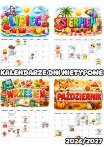 Kalendarze - Dnie Nietypowe  2026/2027  (wzór 2) 