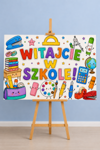 Witajcie w Szkole - Plakat Powitalny XXL