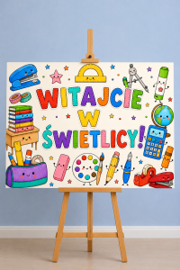 Witajcie W Świetlicy - Plakat Powitalny XXL   