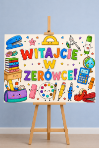 Witajcie W Zerówce- Plakat Powitalny XXL   