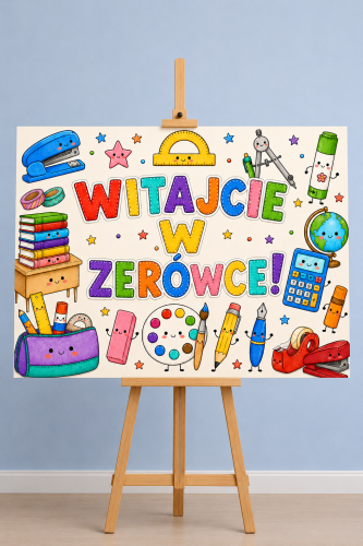 Witajcie W Zerówce- Plakat Powitalny XXL   
