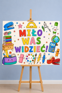 Miło Was Widzieć- Plakat Powitalny XXL    