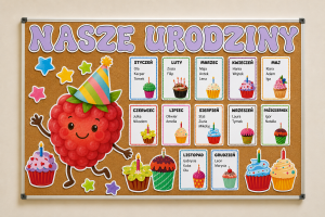 Malinki- Kalendarz Urodzinowy