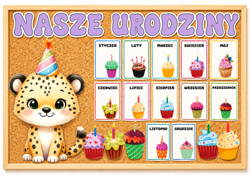 Gepardy - Kalendarz Urodzinowy