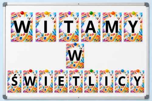 Witamy w Świetlicy - Napis ( wzór 3)
