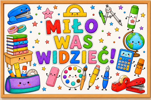 Miło Was Widzieć- Plakat Powitalny XXL     