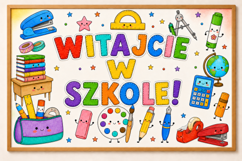 Witajcie w Szkole - Plakat Powitalny XXL 