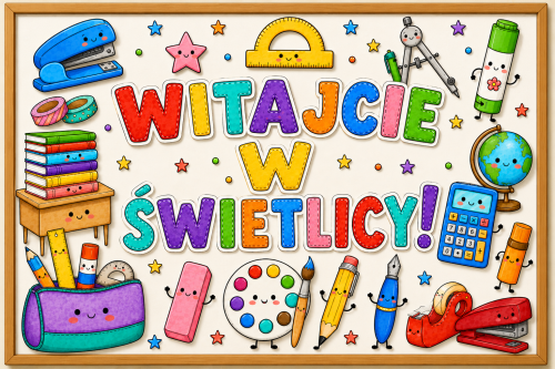 Witajcie W Świetlicy - Plakat Powitalny XXL   