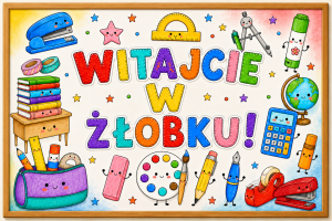 Witajcie w Żłobku - Plakat Powitalny XXL     