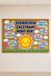 Z Uśmiechem Witamy Nowy Rok - Gazetka / Rozpoczęcie Roku 