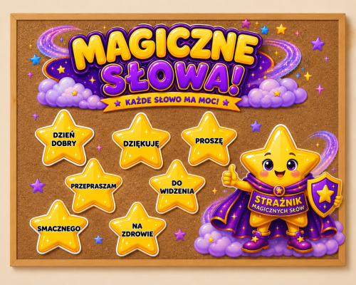 Magiczne Słowa - Gwiazdka / Dekoracje    