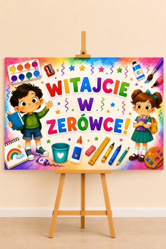 Witajcie w Zerówce - Plakat Powitalny XXL ( wzór 2)   