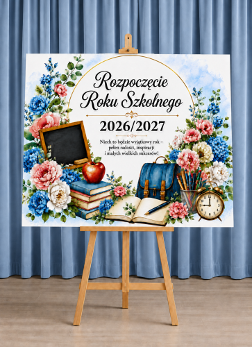 Rozpoczęcie Roku - Tablica Powitalna ( wzór 1)