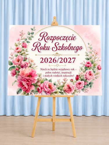 Rozpoczęcie Roku - Tablica Powitalna ( wzór 4)  