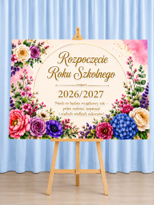 Rozpoczęcie Roku - Tablica Powitalna ( wzór 6)   