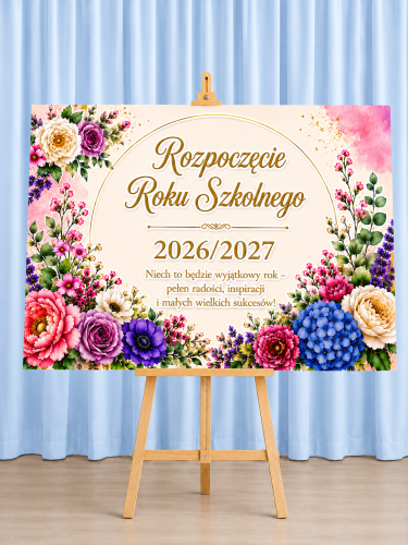 Rozpoczęcie Roku - Tablica Powitalna ( wzór 6)   
