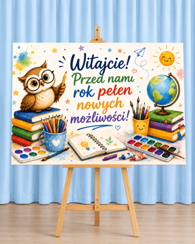 Rozpoczęcie Roku - Tablica Powitalna ( wzór 8 )     