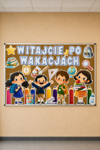 Witajcie Po Wakacjach - Gazetka (  wzór 4)