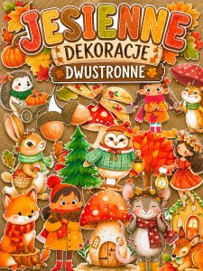 Jesienne Dekoracje Dwustronne ( wzór 4)  