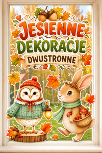 Jesienne Dekoracje Dwustronne ( wzór 4)   