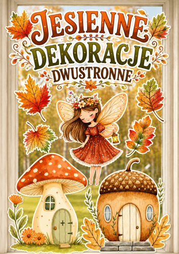 Jesienne Dekoracje Dwustronne ( wzór 4)    