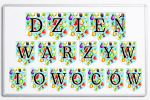 Dzień Warzyw i Owoców - Napis / Girlanda 