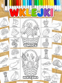 Owoce i Warzywa - Książeczka Składna / Wklejka