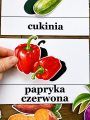  Dopasuj Cienie - Owoce i Warzywa