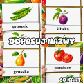 Dopasowywanie Nazw - Owoce i Warzywa 