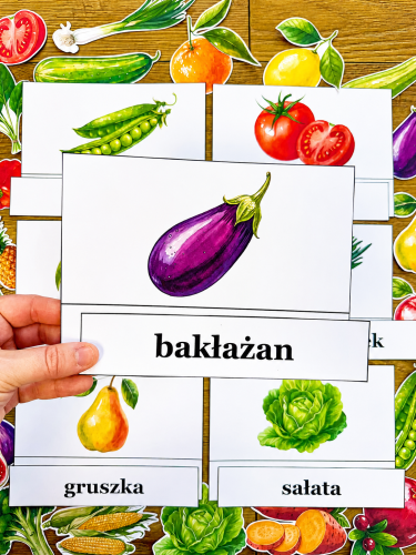 Dopasowywanie Nazw - Owoce i Warzywa 