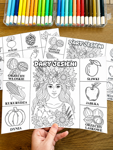 Dary Jesieni- Książka Składana / Wklejka