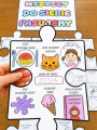 Puzzle Do Wypełnienia Dla Dzieci - Wszyscy Do Siebie Pasujemy 