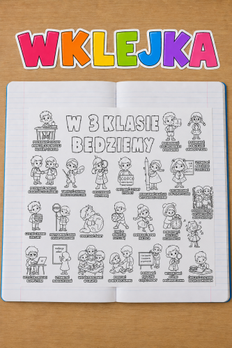 W 3 Klasie Będziemy... ( wklejka / kolorowanka )   (1)