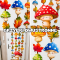 Grzybki - Jesienne Dwustronne Dekoracje na Drzwi/ Okna -Jesień
