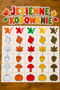 Jesienne Kodowanie Z Kolorami - Kodowanie / Jesień 