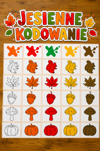 Jesienne Kodowanie Z Kolorami - Kodowanie / Jesień 