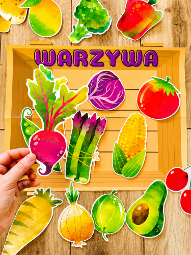 Sortowanie Warzyw i Owoców Do Koszyka - Warzywa i Owoce