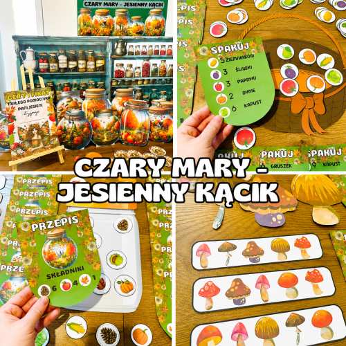 Czary Mary- Kącik Jesiennych Zabaw - Jesień