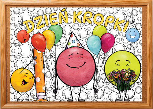 Dzień Kropki - Plakat XXL do dekoracji  