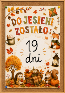 Odliczanie do Jesieni ( wzór 5) Plakat - Jesień 