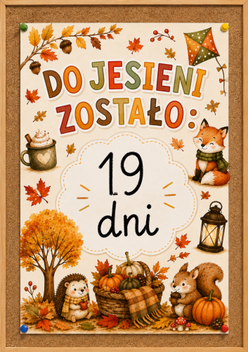 Odliczanie do Jesieni ( wzór 5) Plakat - Jesień 