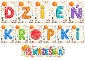 Dzień Kropki - Napis ( wzór 3 )